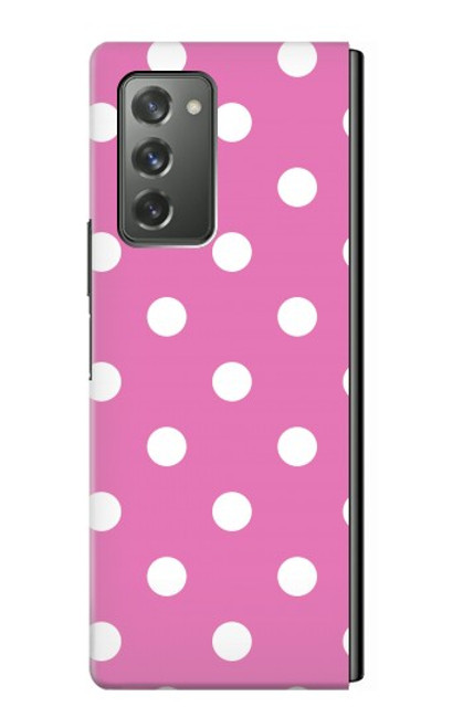 W2358 Pink Polka Dots Hard Case For Samsung Galaxy Z Fold2 5G