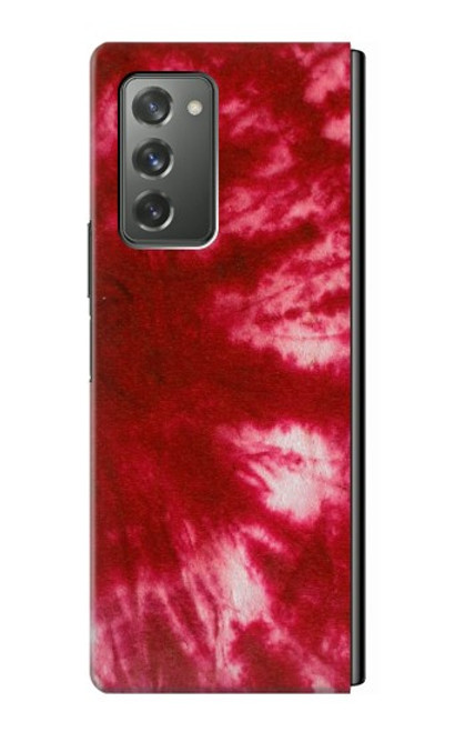 W2480 Tie Dye Red Hard Case For Samsung Galaxy Z Fold2 5G