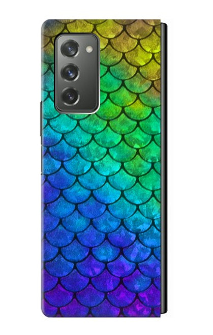 W2930 Mermaid Fish Scale Hard Case For Samsung Galaxy Z Fold2 5G