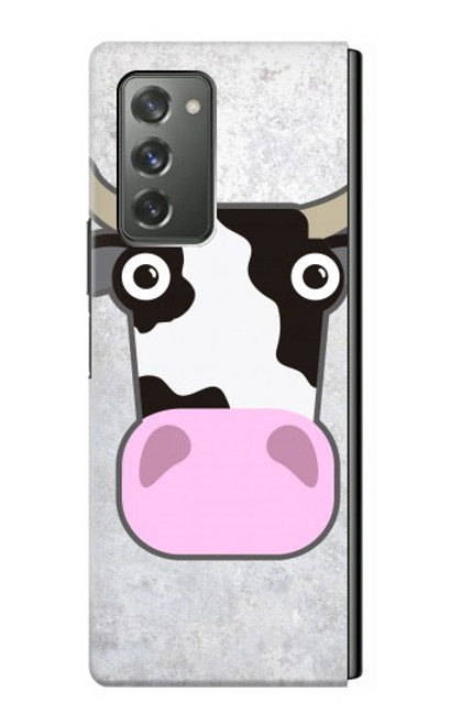 W3257 Cow Cartoon Hard Case For Samsung Galaxy Z Fold2 5G