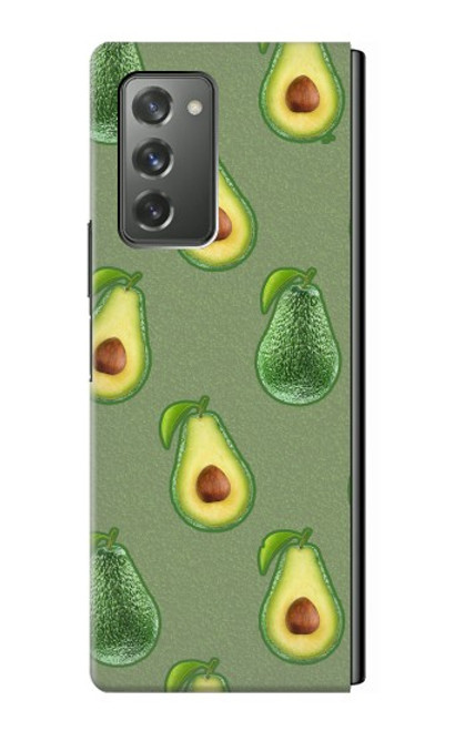 W3285 Avocado Fruit Pattern Hard Case For Samsung Galaxy Z Fold2 5G