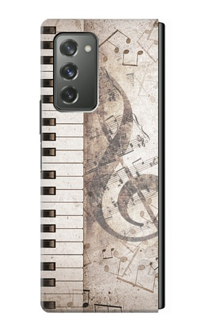 W3390 Music Note Hard Case For Samsung Galaxy Z Fold2 5G