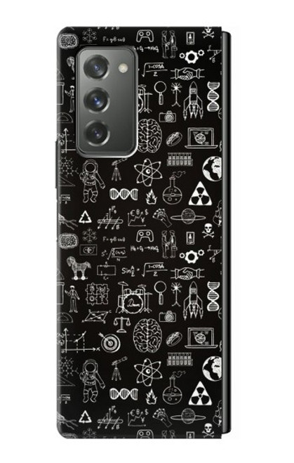 W3426 Blackboard Science Hard Case For Samsung Galaxy Z Fold2 5G