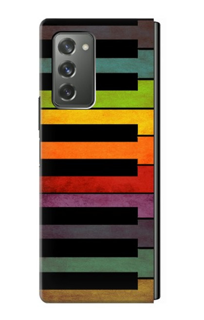 W3451 Colorful Piano Hard Case For Samsung Galaxy Z Fold2 5G