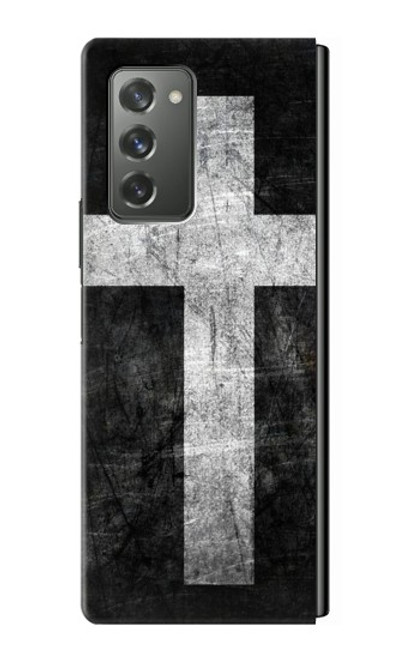 W3491 Christian Cross Hard Case For Samsung Galaxy Z Fold2 5G