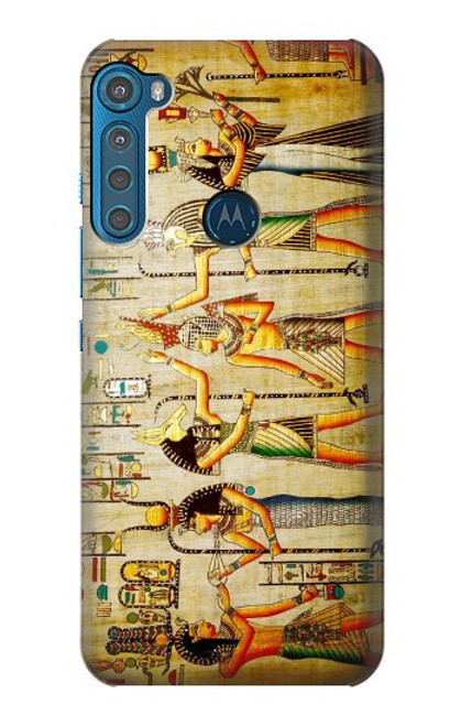 W0272 Egypt Wall Art Hard Case and Leather Flip Case For Motorola One Fusion+