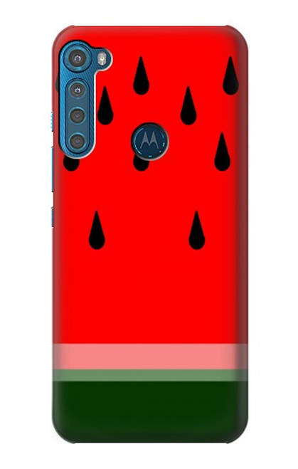 W2403 Watermelon Hard Case and Leather Flip Case For Motorola One Fusion+