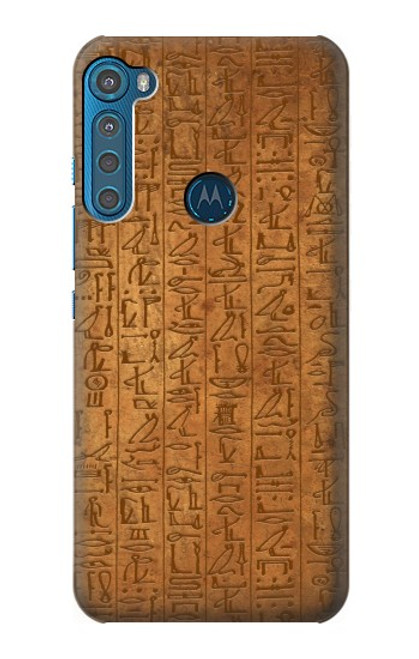 W2805 Egyptian Hierogylphics Papyrus of Ani Hard Case and Leather Flip Case For Motorola One Fusion+