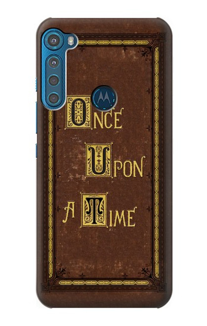 W2824 Once Upon a Time Book Cover Hard Case and Leather Flip Case For Motorola One Fusion+