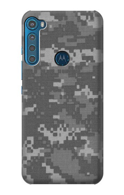 W2867 Army White Digital Camo Hard Case and Leather Flip Case For Motorola One Fusion+