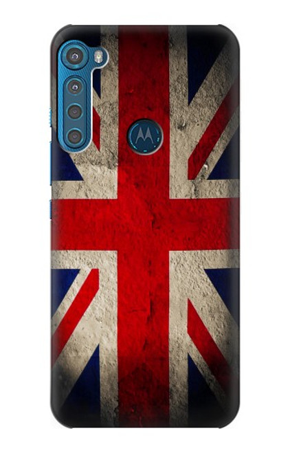 W2894 Vintage British Flag Hard Case and Leather Flip Case For Motorola One Fusion+