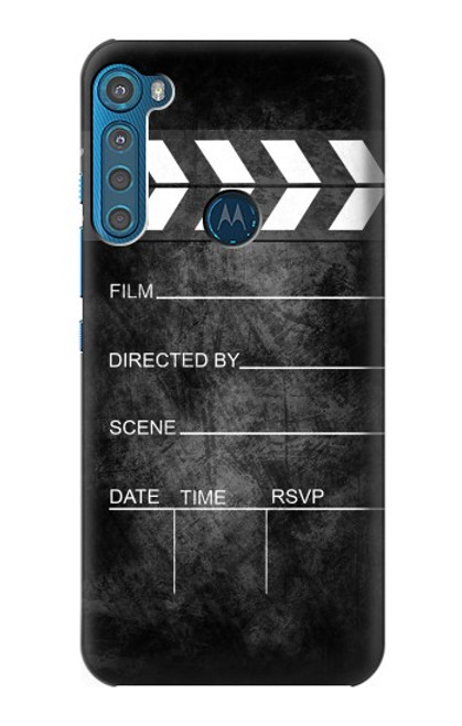 W2919 Vintage Director Clapboard Hard Case and Leather Flip Case For Motorola One Fusion+