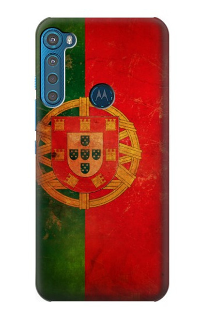 W2973 Portugal Football Soccer Hard Case and Leather Flip Case For Motorola One Fusion+