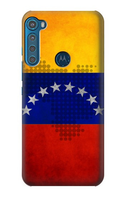 W2974 Venezuela Football Soccer Hard Case and Leather Flip Case For Motorola One Fusion+