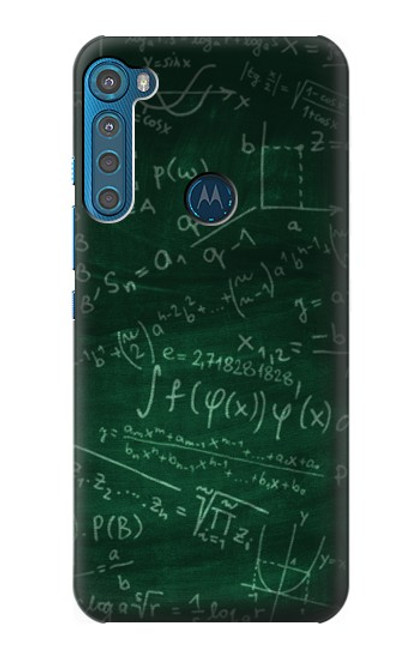 W3190 Math Formula Greenboard Hard Case and Leather Flip Case For Motorola One Fusion+