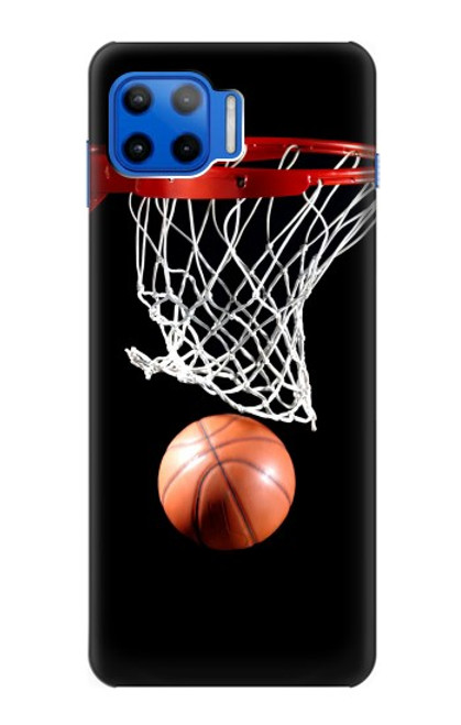 W0066 Basketball Hard Case and Leather Flip Case For Motorola Moto G 5G Plus