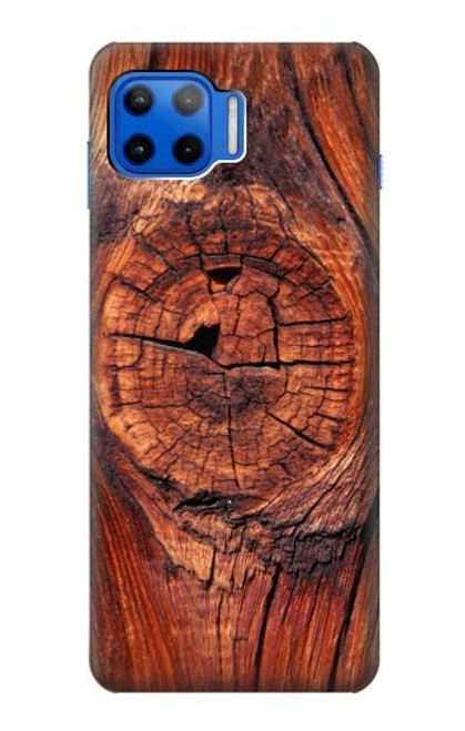 W0603 Wood Graphic Printed Hard Case and Leather Flip Case For Motorola Moto G 5G Plus