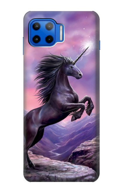 W1461 Unicorn Fantasy Horse Hard Case and Leather Flip Case For Motorola Moto G 5G Plus