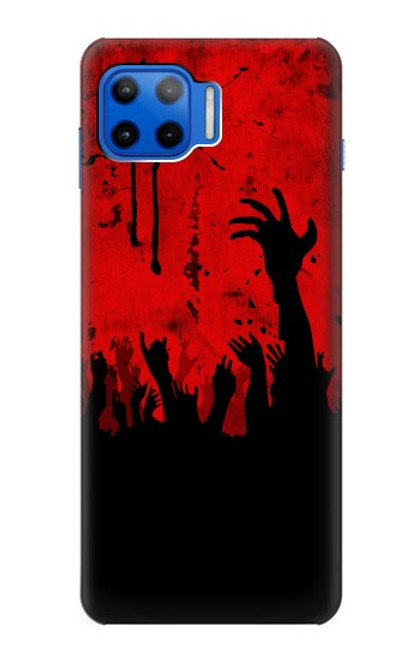 W2458 Zombie Hands Hard Case and Leather Flip Case For Motorola Moto G 5G Plus