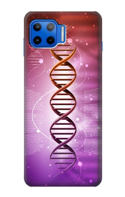 W2573 Dna Genetic Code Hard Case and Leather Flip Case For Motorola Moto G 5G Plus