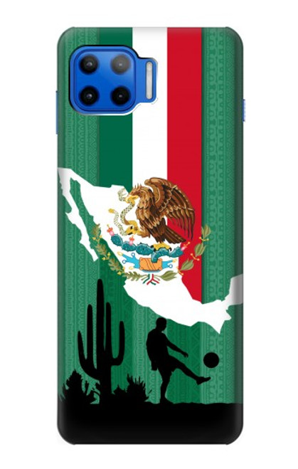 W2994 Mexico Football Soccer Hard Case and Leather Flip Case For Motorola Moto G 5G Plus