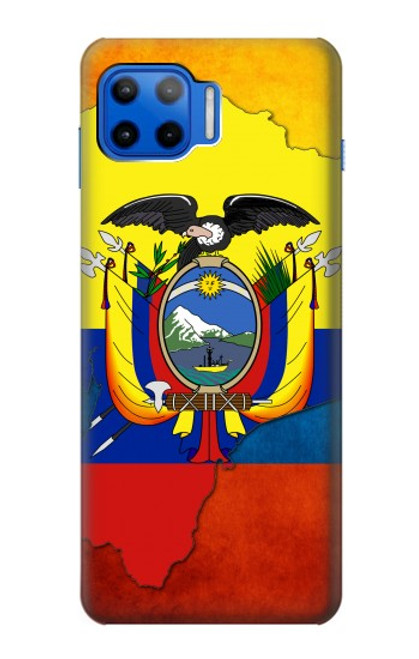 W3020 Ecuador Flag Hard Case and Leather Flip Case For Motorola Moto G 5G Plus