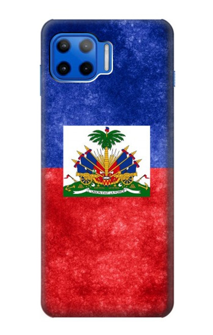 W3022 Haiti Flag Hard Case and Leather Flip Case For Motorola Moto G 5G Plus