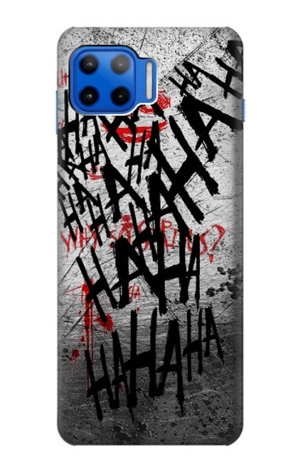 W3073 Joker Hahaha Blood Splash Hard Case and Leather Flip Case For Motorola Moto G 5G Plus