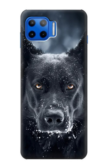 W3168 German Shepherd Black Dog Hard Case and Leather Flip Case For Motorola Moto G 5G Plus