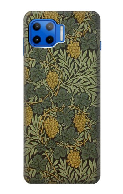 W3662 William Morris Vine Pattern Hard Case and Leather Flip Case For Motorola Moto G 5G Plus