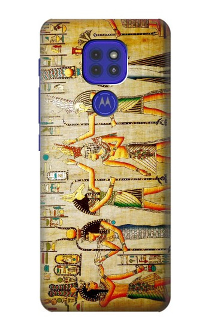 W0272 Egypt Wall Art Hard Case and Leather Flip Case For Motorola Moto G9 Play