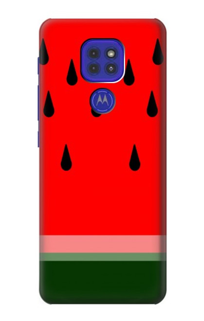 W2403 Watermelon Hard Case and Leather Flip Case For Motorola Moto G9 Play