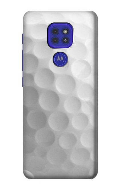 W2960 White Golf Ball Hard Case and Leather Flip Case For Motorola Moto G9 Play