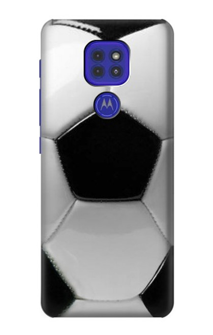 W2964 Football Soccer Ball Hard Case and Leather Flip Case For Motorola Moto G9 Play