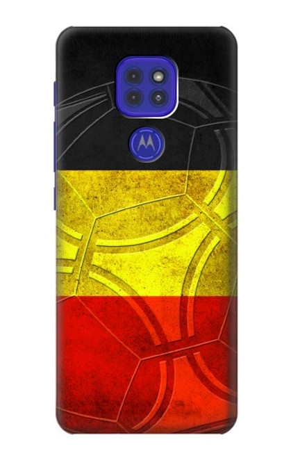 W2965 Belgium Football Soccer Hard Case and Leather Flip Case For Motorola Moto G9 Play