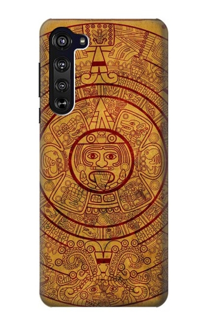 W0692 Mayan Calendar Hard Case and Leather Flip Case For Motorola Edge