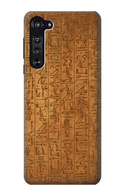 W2805 Egyptian Hierogylphics Papyrus of Ani Hard Case and Leather Flip Case For Motorola Edge