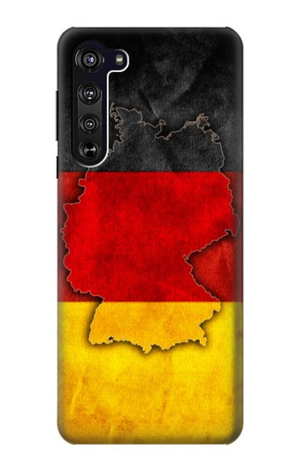 W2935 Germany Flag Map Hard Case and Leather Flip Case For Motorola Edge