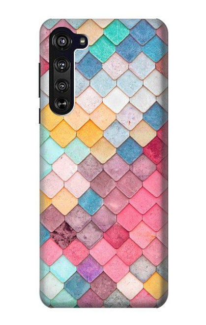 W2947 Candy Minimal Pastel Colors Hard Case and Leather Flip Case For Motorola Edge