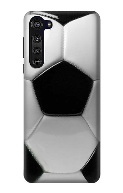 W2964 Football Soccer Ball Hard Case and Leather Flip Case For Motorola Edge