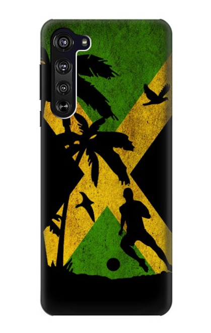 W2975 Jamaica Football Soccer Hard Case and Leather Flip Case For Motorola Edge