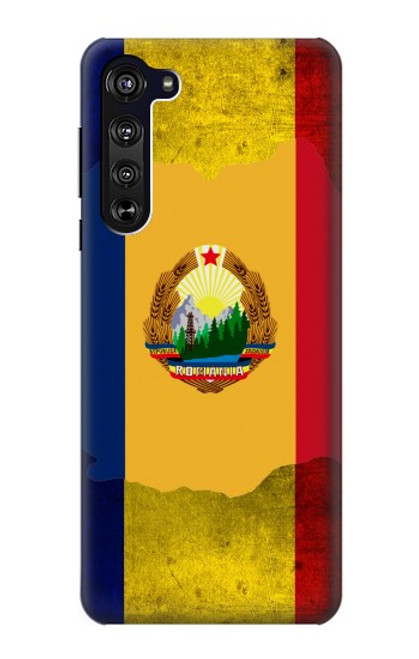 W3021 Romania Flag Hard Case and Leather Flip Case For Motorola Edge