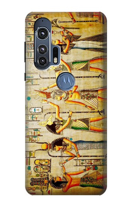 W0272 Egypt Wall Art Hard Case and Leather Flip Case For Motorola Edge+