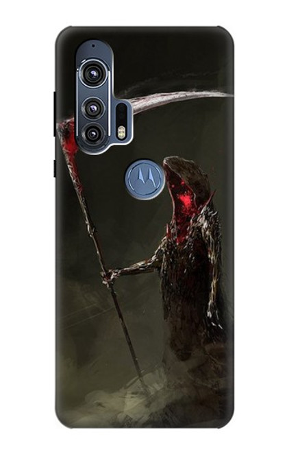 W1319 Grim Reaper Death Scythe Hard Case and Leather Flip Case For Motorola Edge+