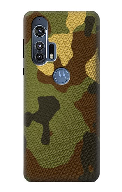 W1602 Camo Camouflage Graphic Printed Hard Case and Leather Flip Case For Motorola Edge+