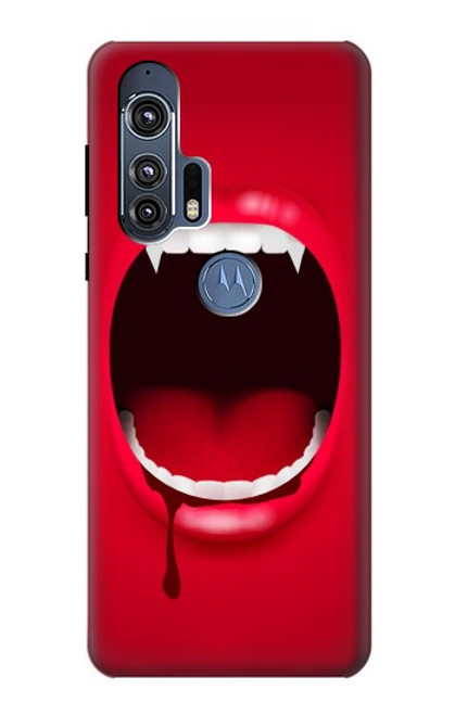 W2103 Vampire Mouth Hard Case and Leather Flip Case For Motorola Edge+