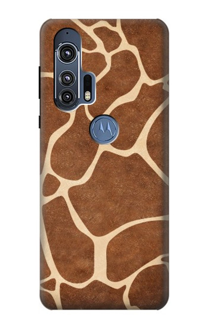 W2326 Giraffe Skin Hard Case and Leather Flip Case For Motorola Edge+