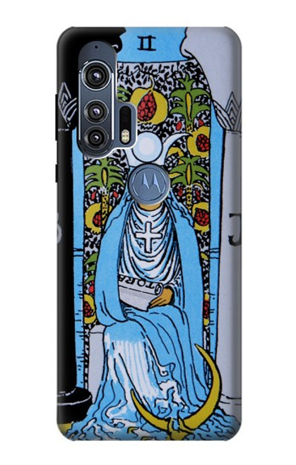 W2764 High Priestess Tarot Card Hard Case and Leather Flip Case For Motorola Edge+