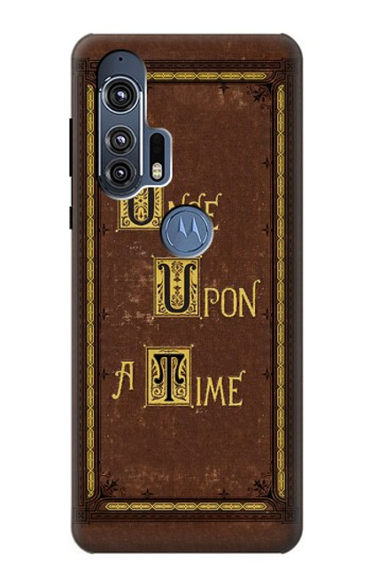 W2824 Once Upon a Time Book Cover Hard Case and Leather Flip Case For Motorola Edge+