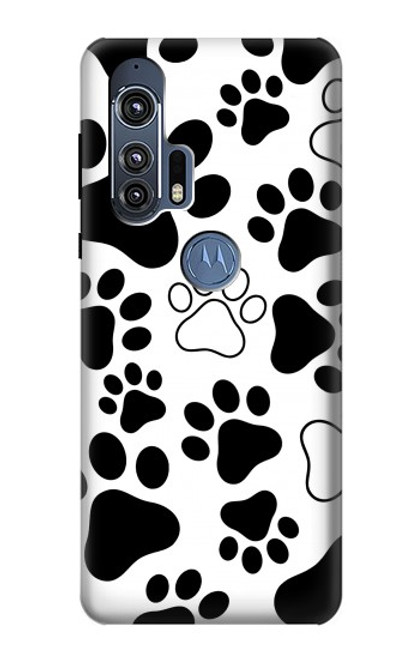 W2904 Dog Paw Prints Hard Case and Leather Flip Case For Motorola Edge+